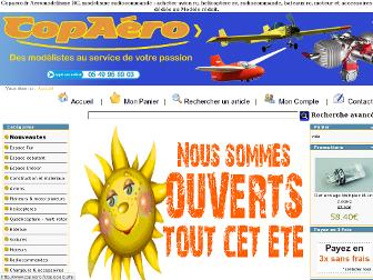 copaero.fr website preview