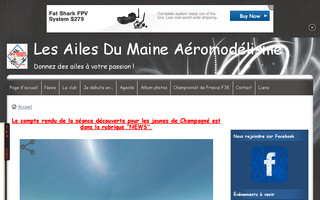 ailesdumaine-aeromodelisme.e-monsite.com website preview