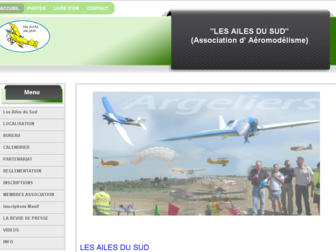 aeromodelisme-argeliers.fr website preview