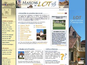 maisons-du-lot.com website preview