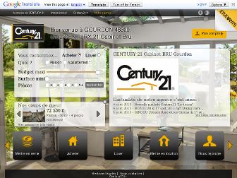 century21-bru-gourdon.com website preview