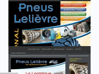 pneus-lelievre.com website preview