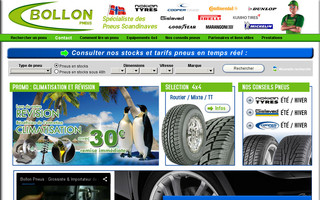 bollon-pneus.fr website preview