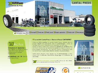 cantal-pneus.fr website preview
