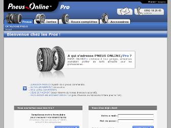 pro.pneus-online.fr website preview