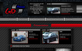 gd-pneus.com website preview
