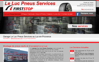 pneus-leluc.com website preview