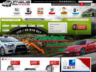 pneusracing.com website preview