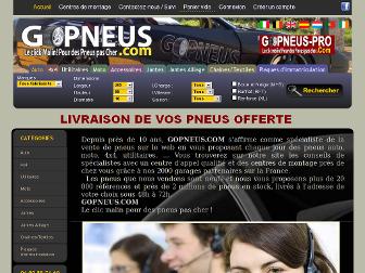 gopneus.fr website preview