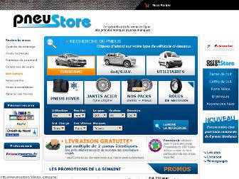 pneustore.fr website preview