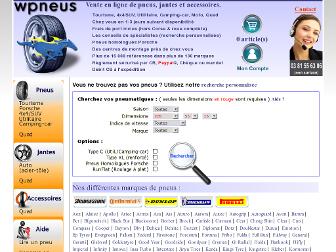 wpneus.fr website preview