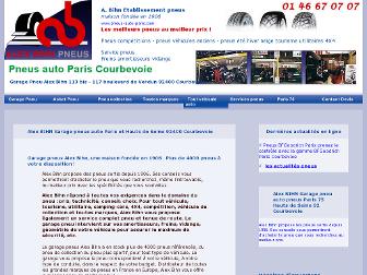 pneus-auto-paris.com website preview