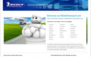 michelintransport.com website preview