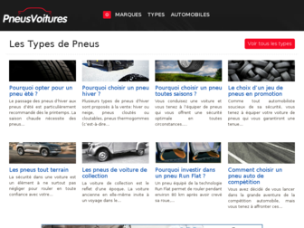 pneusvoitures.com website preview