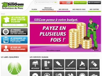 siligom.fr website preview