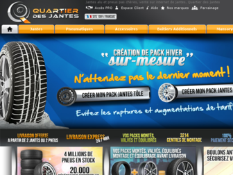 quartierdesjantes.com website preview