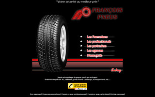 francois-pneus.com website preview