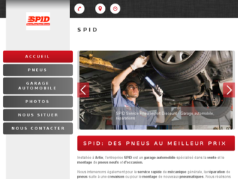 spid-pneus.fr website preview