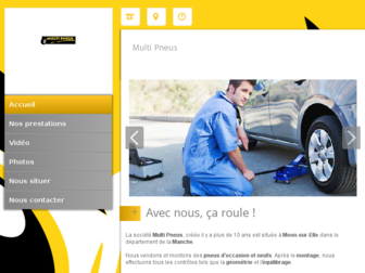 multipneus.fr website preview