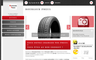 bourgoin-pneus.fr website preview