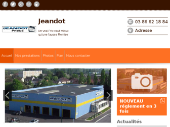 jeandot-pneus.fr website preview