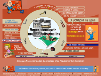 bricolage.fr website preview