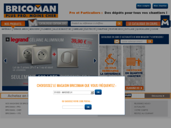 bricoman.fr website preview