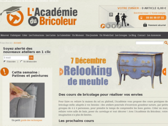 academiedubricoleur.com website preview