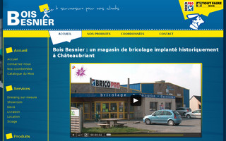 bois-besnier.fr website preview