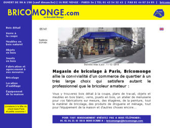 bricomonge.com website preview