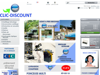 clic-discount.net website preview