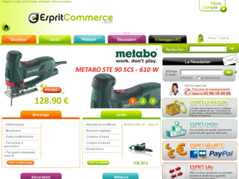 espritcommerce.com website preview
