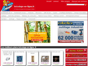 bricolage-en-ligne.fr website preview