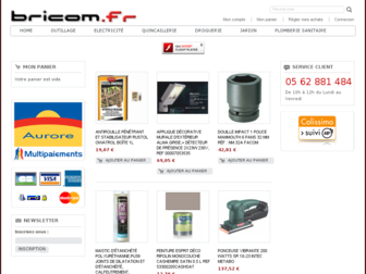bricom.fr website preview