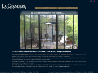lagrandiere-immobilier.fr website preview
