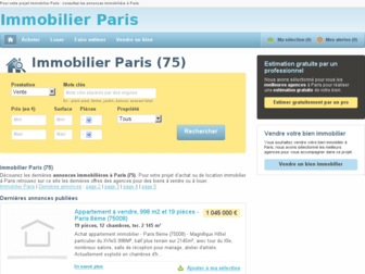 l-immobilier-paris.com website preview