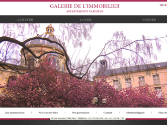 galerieimmobilierparis.com website preview