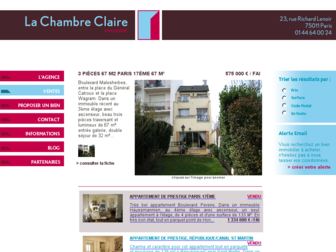 lachambreclaire.eu website preview