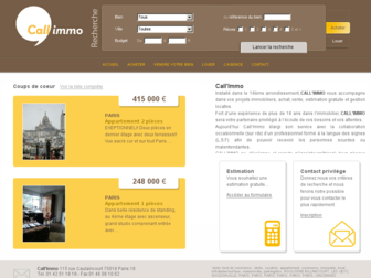 callimmo.fr website preview