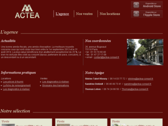 actea-conseil.fr website preview