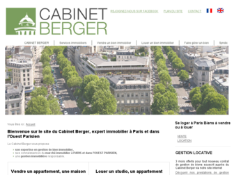 cabinet-berger-immobilier.com website preview