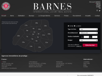 barnes-paris.com website preview