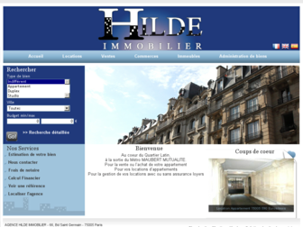hilde-immo.com website preview