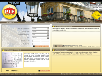 pifimmo.fr website preview