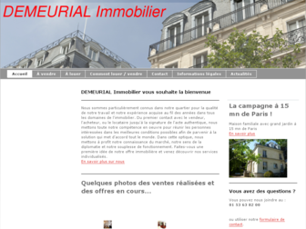 demeurial-immobilier-paris.com website preview