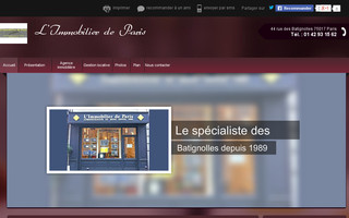 immobilier-paris-batignolles.fr website preview