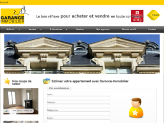 garance-immo.com website preview