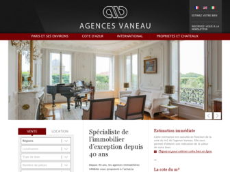 vaneau.fr website preview