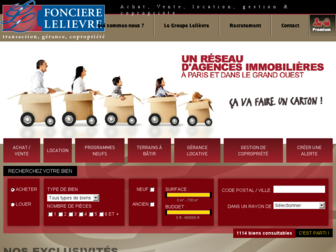 fonciere-lelievre.com website preview