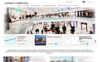 unibail-rodamco.fr website preview